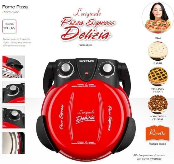 Cuptor pizza G3Ferrari Delizia